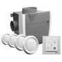 Vasco ventilatiebox C400 - RF-schakelaar en luchtventielen - Eurostekker