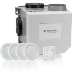 Itho Daalderop ventilatiebox CVE-S ECO - Alles-in-1 - Vochtsensor - Euro en Perilex