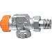 Heimeier Radiatorafsluiter Therm- Afsl- Met Zeer Lage Weerstand- Axiaal- Dn10
