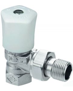 Heimeier Radiatorafsluiter Mikrotherm Radiatorafsl- Haaks- Dn15- Brons Vern-