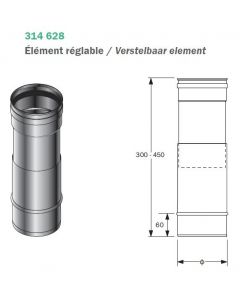 Burgerhout Spg Verstelbaar Elt D.180