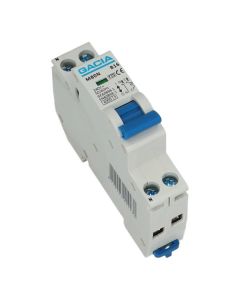 Gacia installatieautomaat 1 polig + nul 16A C 6kA