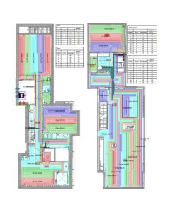 Vloerverwarming legplan - t/m 10 groeps