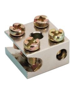 JMV radiatorklem F 1x25mm² + 1x6mm² schuin