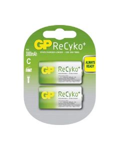 GP - ReCyko+ oplaadbare C batterijen 3000mAh - 2 stuks