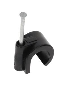 Tack spijkerclip universeel 11-15mm zwart - 100 stuks