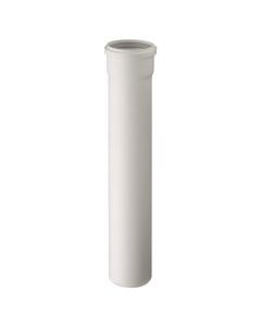 Ubbink Rolux verlengbuis 80 mm mof x spie enkelwandig PP wit L=250 mm