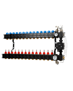 VTE composiet verdeler - pomp Grundfos - 14 groeps