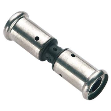 Henco rechte koppeling 20x20 2x pers - 15PK-2020