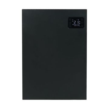 Vooraanzicht van de Eurom Alutherm Sani 800 Wifi - zwart