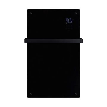 Voorzijde van de Eurom Alutherm Sani Verre 1200 Wifi - zwart