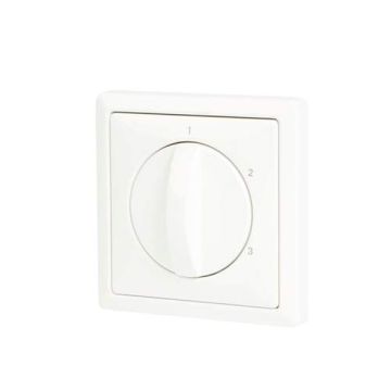 Vooraanzicht van de Brink 3-standenschakelaar voor WTW