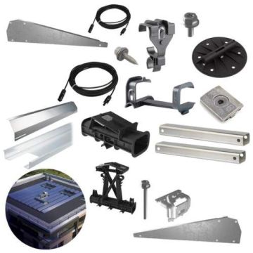 Esdec Flatfix Fusion montagepakket 15 panelen - plat dak - 5x3 landscape