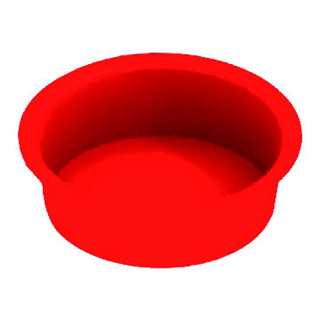 Burgerhout PVC deksel/stofdop Ø150 Rood