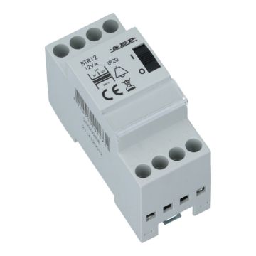 SEP beltrafo 8-24VAC 12VA met schakelaar