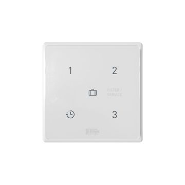 Vooraanzicht van de Brink draadloze schakelaar voor Brink Flair