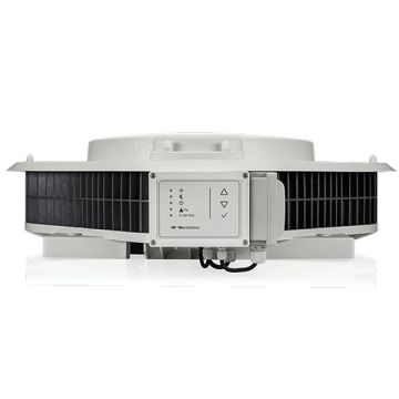 Vooraanzicht van de Itho Daalderop CAS 3.2 TO dakventilator 230V