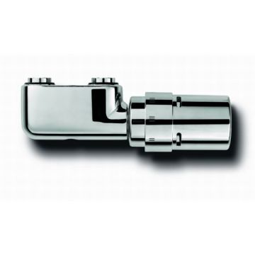 Vasco designventiel rechte chroom