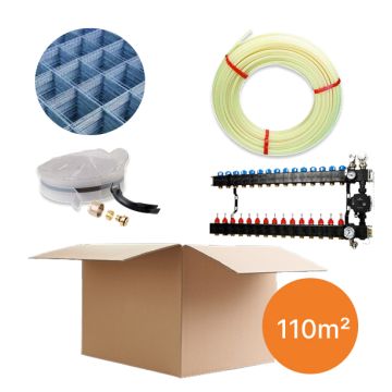 Inhoud vloerverwarmingspakket