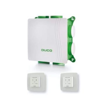 Duco DucoBox Silent all-in-one ventilatiebox - CO2-sensor en RF zender - Eurostekker