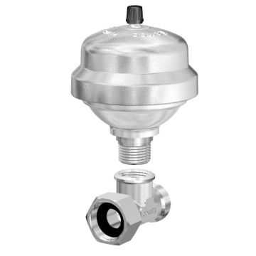 Flamco Flexofit waterslagdemper 1/2" met T-stuk