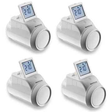 4 stuks Honeywell Home evohome radiatorknoppen