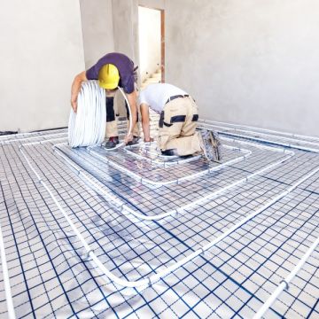 Installatie vloerverwarming