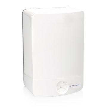 Vooraanzicht van de Itho Daalderop Close-up Smart keukenboiler met een inhoud van 10 liter