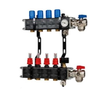 VTE composiet open verdeler - 4 groeps 