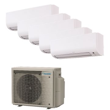 Daikin multi-split airco 9,0kW R32 met 5x Daikin Comfora 2kW binnendeel