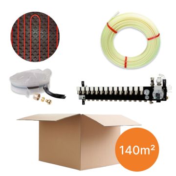 Inhoud vloerverwarmingspakket