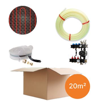 Inhoud vloerverwarmingspakket
