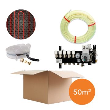 Inhoud vloerverwarmingspakket