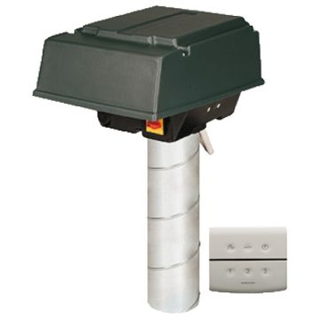 Orcon MPV-10WR pijpdakventilator - RF-bediening - Eurostekker