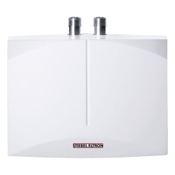 Vooraanzicht van de Stiebel Eltron DEM 6 mini doorstromer - 5,7kW