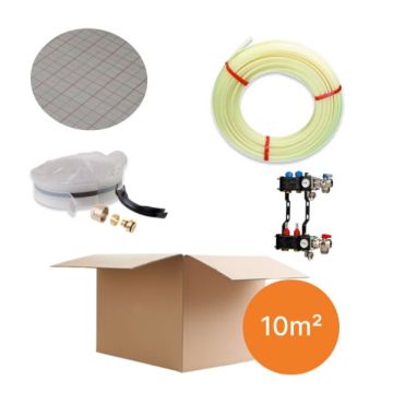 Inhoud vloerverwarmingspakket