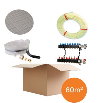 Inhoud vloerverwarmingspakket
