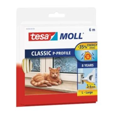 Tesa - Tochtstrip P Profiel - 6m x 2-5mm