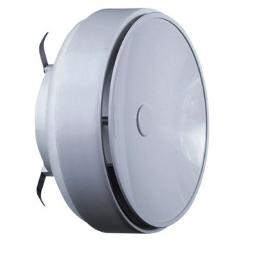 Vooraanzicht van de Itho Daalderop TR 100H-W kunststof toevoerventiel 180° - 100mm