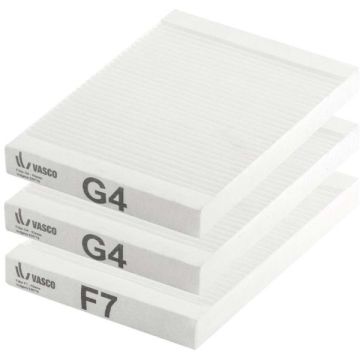 Vasco WTW DX4/5/6 filterset F7/G4/G4