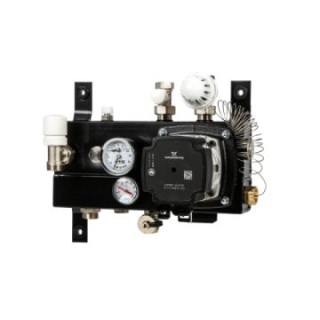 VTE SLIM verdeler vloerverwarming 1-groeps Grundfos pomp