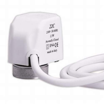 Watts 22CX servomotor voor vloerverwarmingverdeler 24V - 1,6w