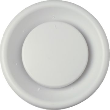 Afzuigventiel RAL9003