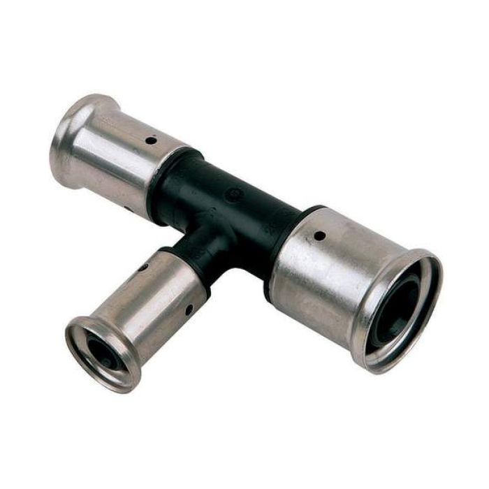 Henco T-stuk 20x20x16 3x pers - 11PK-202016