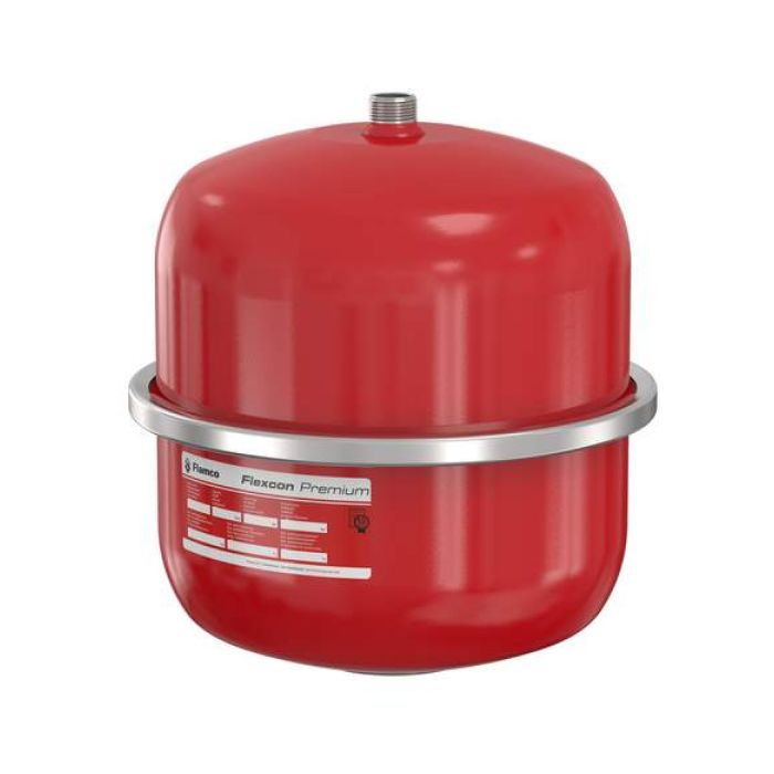 Flamco Flexcon Premium expansievat 12 liter 1 bar - rood