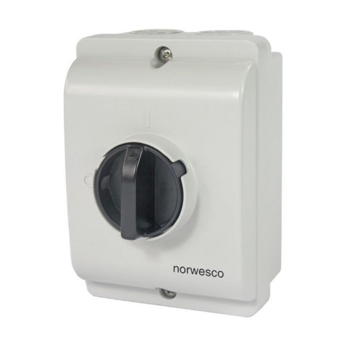 Norwesco ESWPX werkschakelaar 4-polig 16A IP65