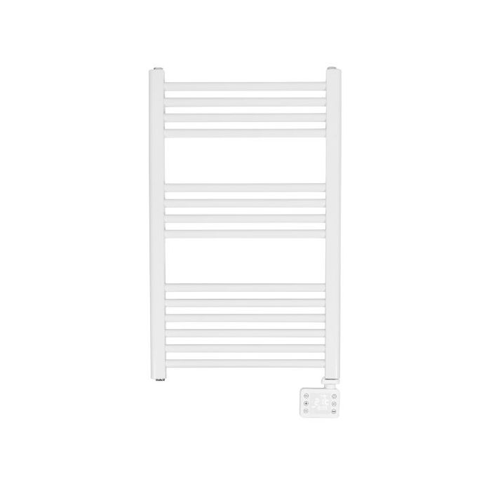 Vooraanzicht van de Eurom Sani badkamerradiator 600 Wifi - wit