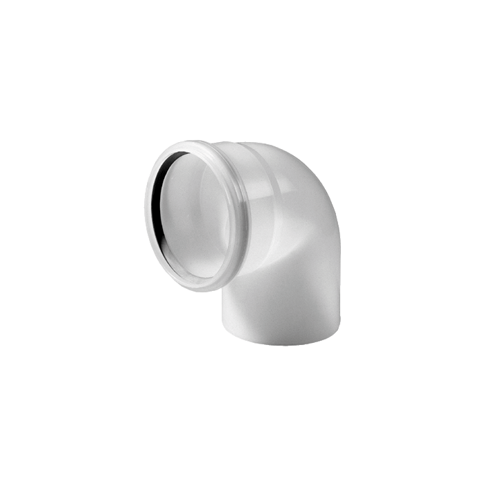 Ubbink Bocht 87° - Ø60 - Pptl