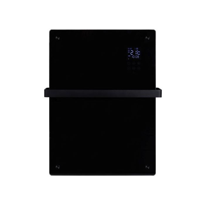 Vooraanzicht van de Eurom Alutherm Sani Verre 800 Wifi - zwart