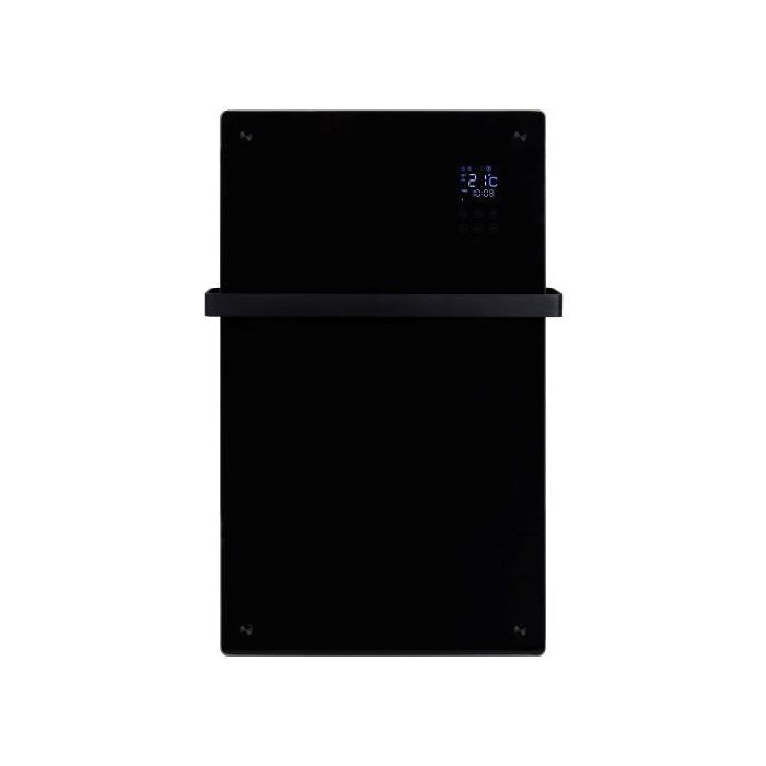 Voorzijde van de Eurom Alutherm Sani Verre 1200 Wifi - zwart